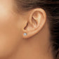 1/6 carat Diamond Halo Cluster Post Earrings - WBC