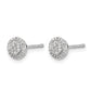 1/4 carat Diamond Cluster Post Earrings - WBC