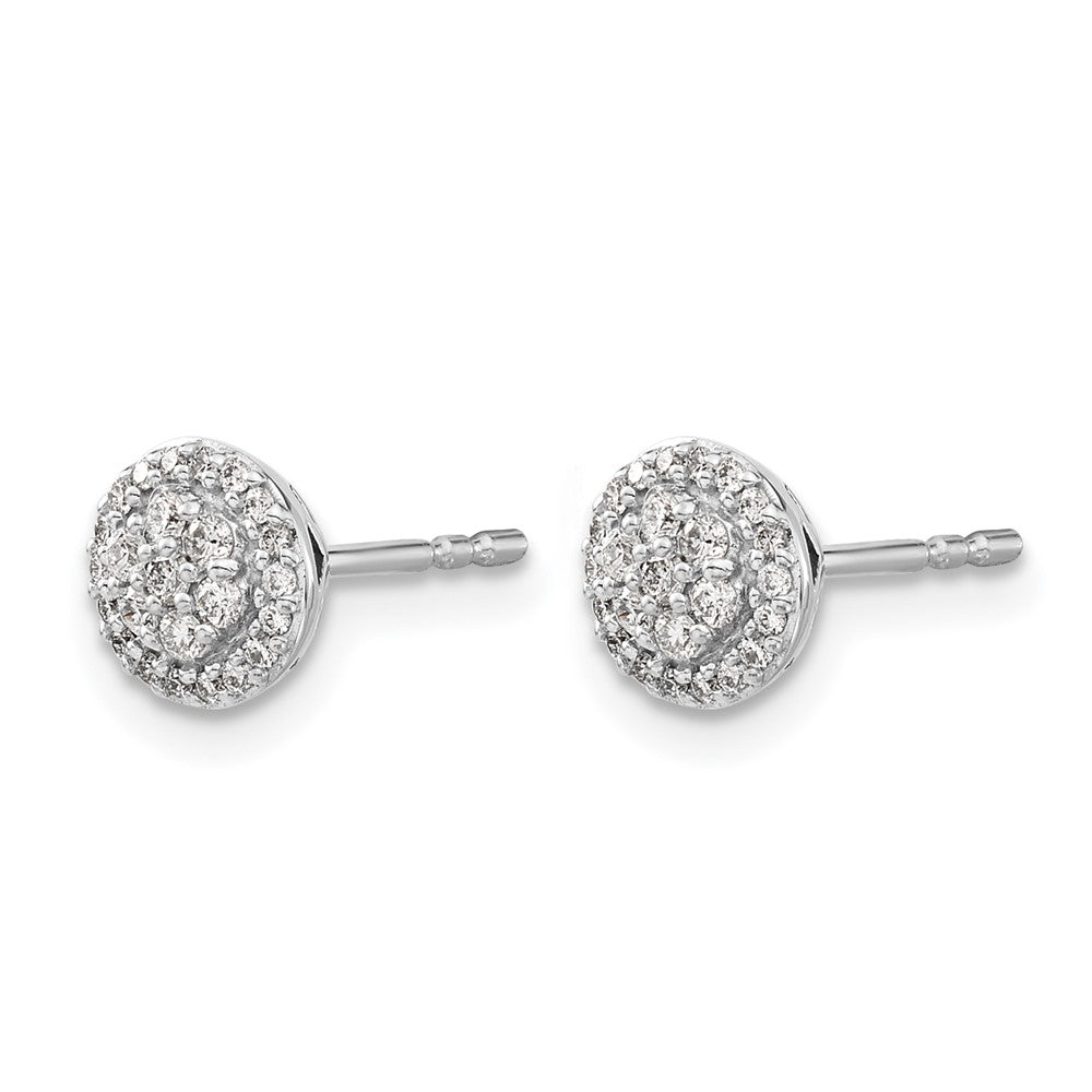 1/4 carat Diamond Cluster Post Earrings - WBC