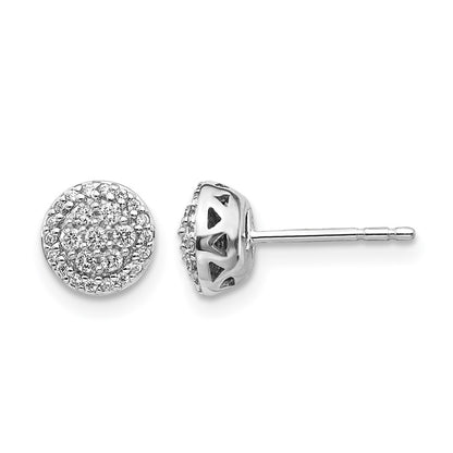 1/4 carat Diamond Cluster Post Earrings - WBC