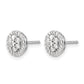 1/2 carat Diamond Cluster Post Earrings - WBC