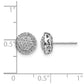 1/2 carat Diamond Cluster Post Earrings - WBC