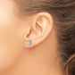 5/8 carat Diamond Square Cluster Post Earrings - WBC