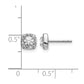5/8 carat Diamond Square Cluster Post Earrings - WBC