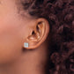 1/8 carat Diamond Cluster Square Post Earrings - WBC