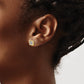 1/8 carat Diamond Cluster Square Post Earrings - WBC