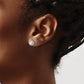 1/2 carat Diamond Cluster Post Earrings - WBC