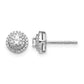 1/2 carat Diamond Cluster Post Earrings - WBC