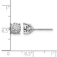 1/2 carat Diamond Cluster Post Earrings - WBC