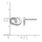 Diamond Circles Post Earrings - WBC