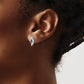 Marquise Sapphire and Diamond Post Earrings - WBC