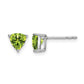 Trillion Peridot Post Earrings - WBC