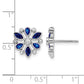 Marquise and Pear Sapphire and Diamond Post Earrings - WBC