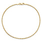 Ultra Diamond-cut Rope with Lobster Clasp Anklet - WBC
