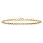 Ultra Diamond-cut Rope with Lobster Clasp Anklet - WBC
