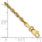 Ultra Diamond-cut Rope with Lobster Clasp Anklet - WBC