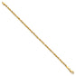 Ultra Diamond-cut Rope with Lobster Clasp Anklet - WBC