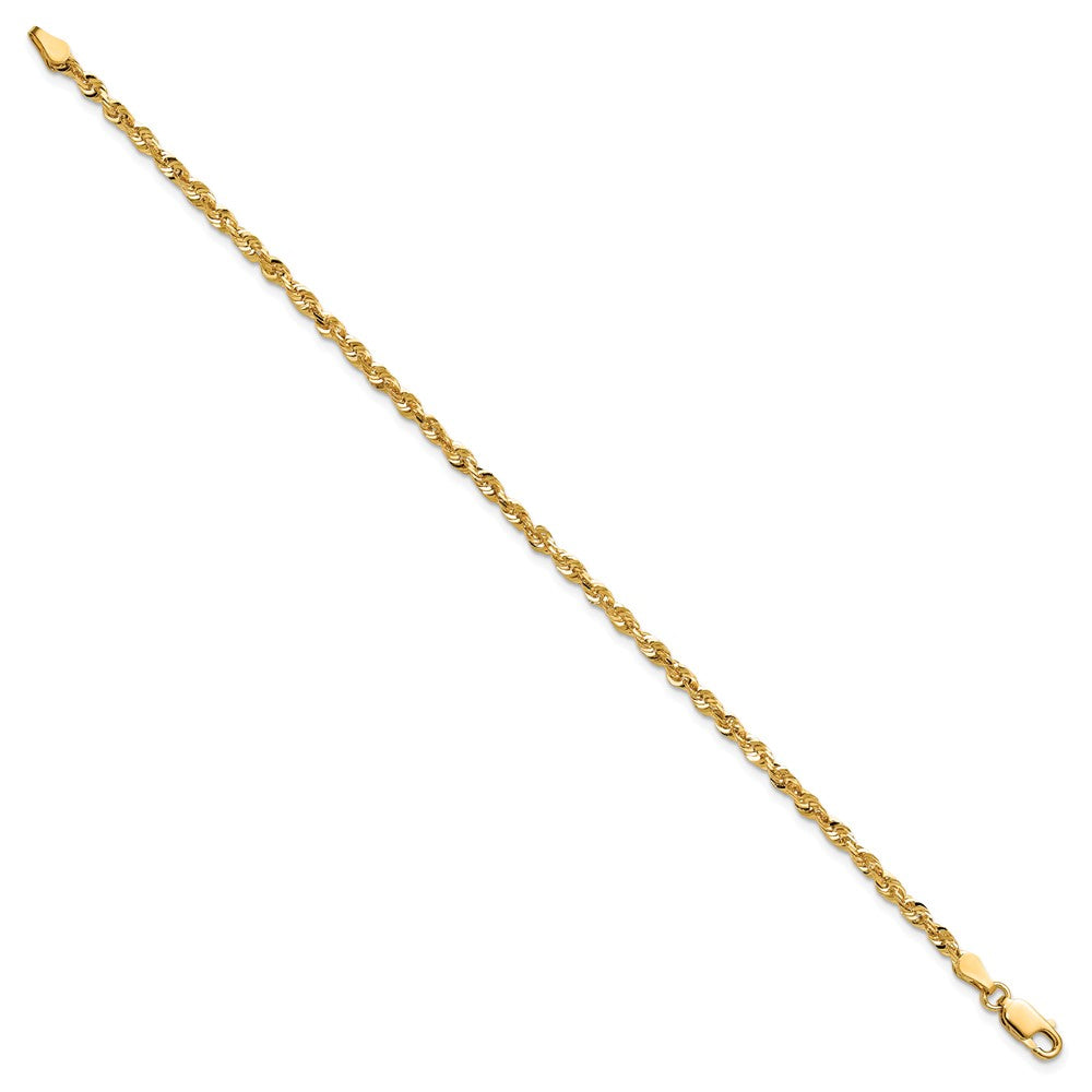 Ultra Diamond-cut Rope with Lobster Clasp Anklet - WBC