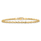 Ultra Diamond-cut Rope with Lobster Clasp Anklet - WBC