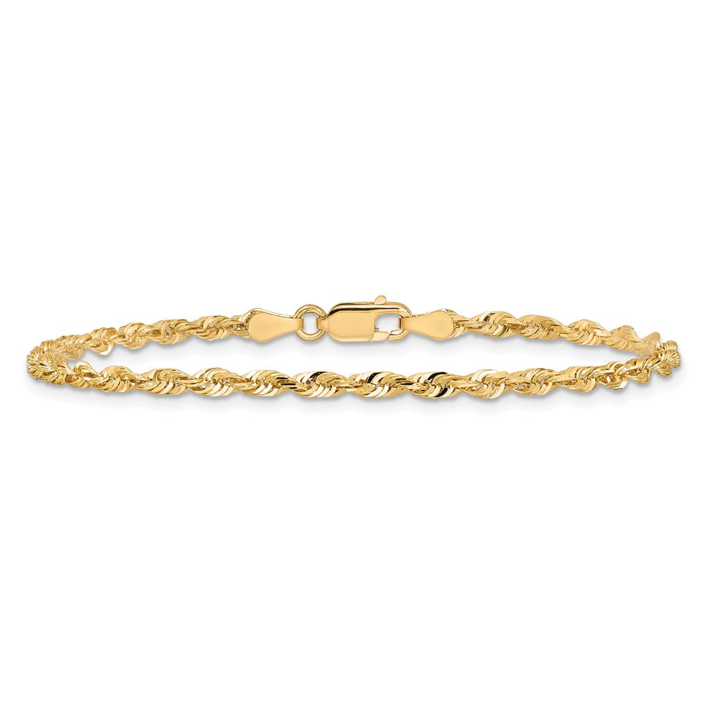 Ultra Diamond-cut Rope with Lobster Clasp Anklet - WBC