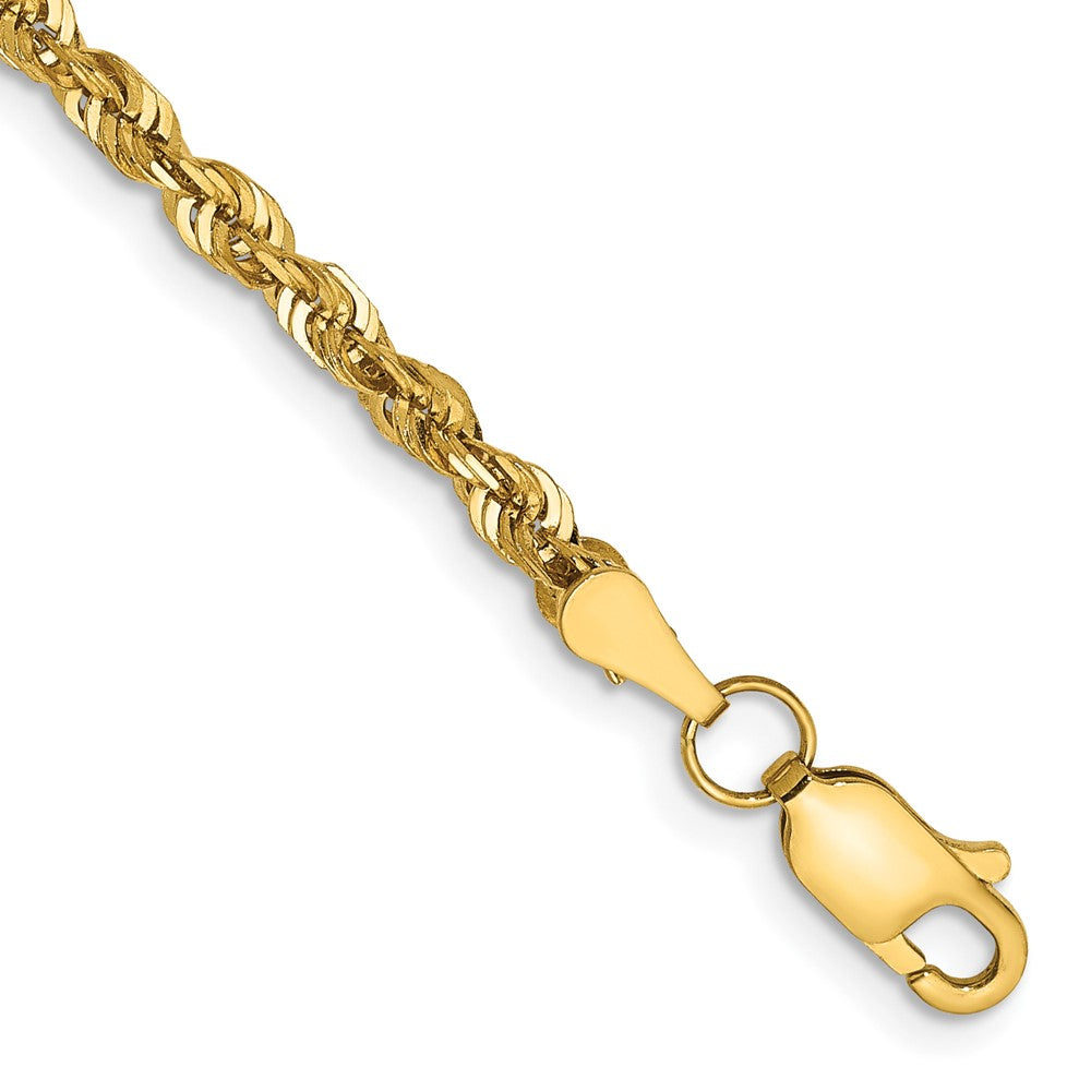 Ultra Diamond-cut Rope with Lobster Clasp Anklet - WBC