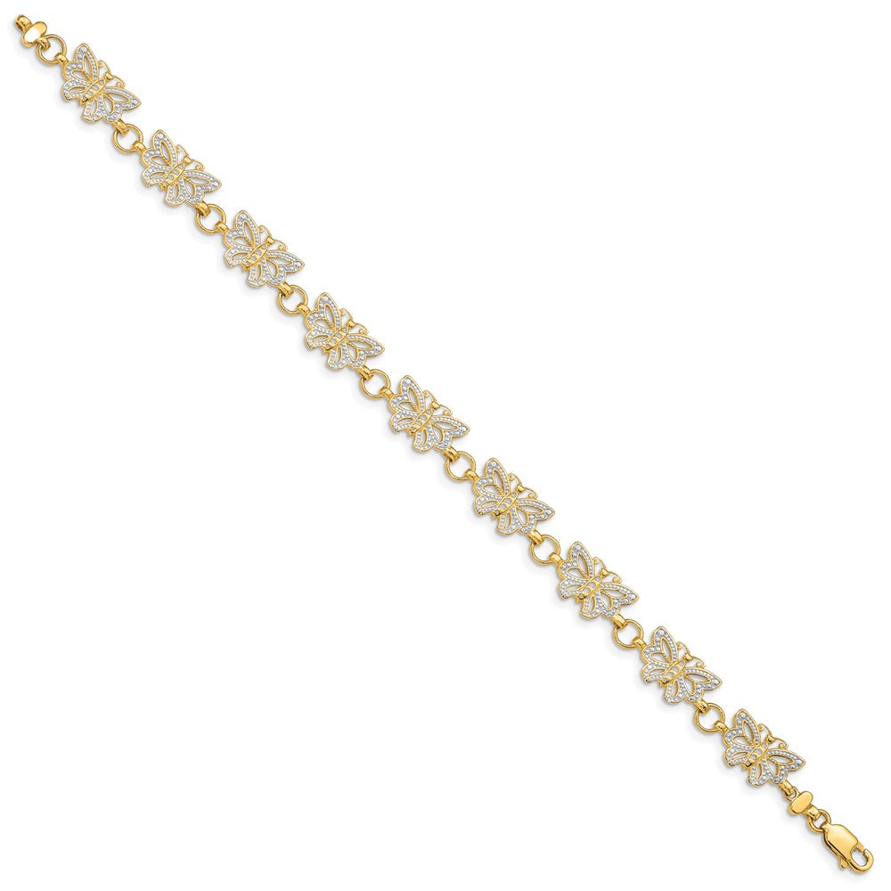 with Rhodium Butterfly Bracelet - WBC