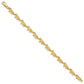 Satin Diamond-cut Elephant Bracelet - WBC