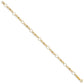 Polished Diamond-cut Ovals and Donut Beads Bracelet - WBC
