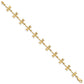 Polished and Textured Dragonfly Bracelet - WBC