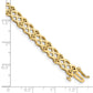 Polished Criss Cross Link Bracelet - WBC