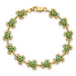 with Green Enamel Sea Turtle Bracelet - WBC