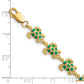 with Green Enamel Sea Turtle Bracelet - WBC