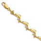 Polished Dolphin Bracelet - WBC