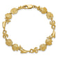 Polished Dolphin and Sea Shells Bracelet - WBC