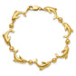 Polished Dolphin and Bead Bracelet - WBC