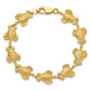 Polished and Textured Sea Turtle Bracelet - WBC