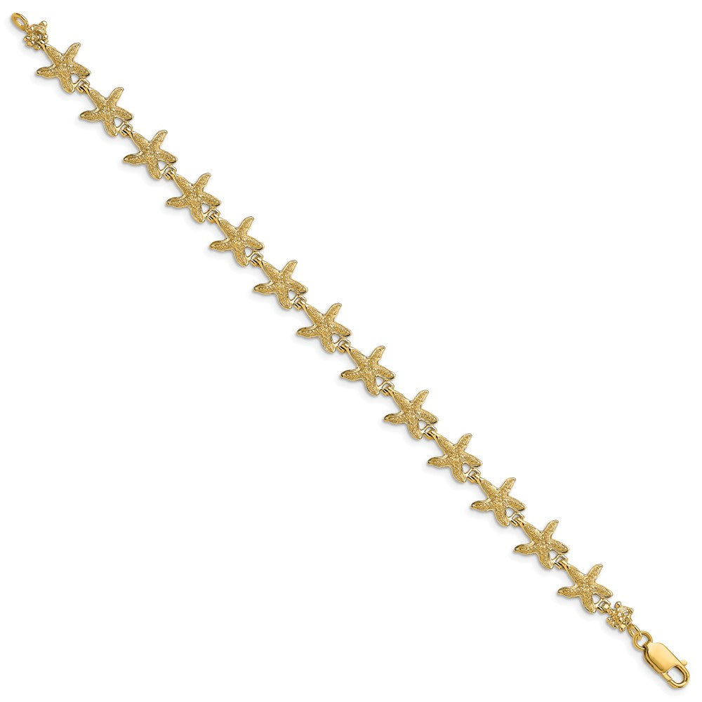 Textured Starfish Bracelet - WBC