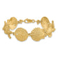 Polished Sand Dollar/Starfish/Turtle Link Bracelet - WBC