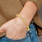 Textured 3-D Seahorse Bracelet - WBC