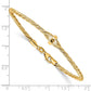Polished Diamond-Cut Twisted Bracelet - WBC