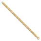 Satin and Polished Fancy Curb Link Bracelet - WBC