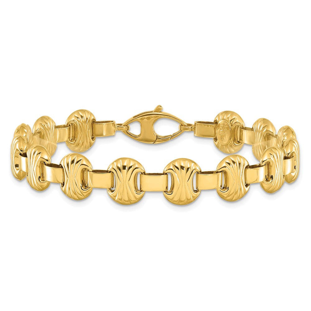 Polished & Textured Fancy Bracelet - WBC