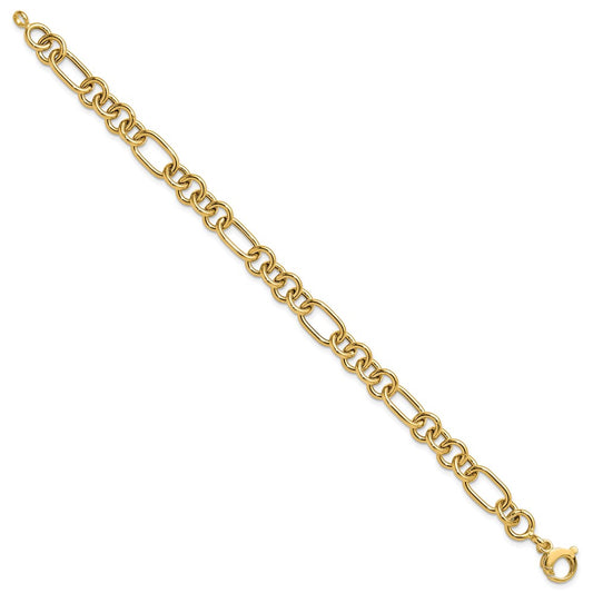 Polished Fancy Link Bracelet - WBC