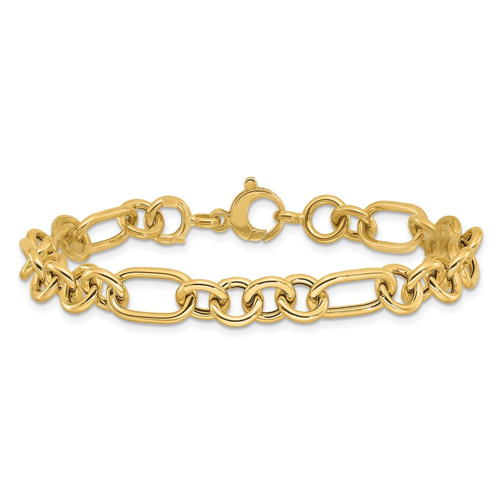 Polished Fancy Link Bracelet - WBC