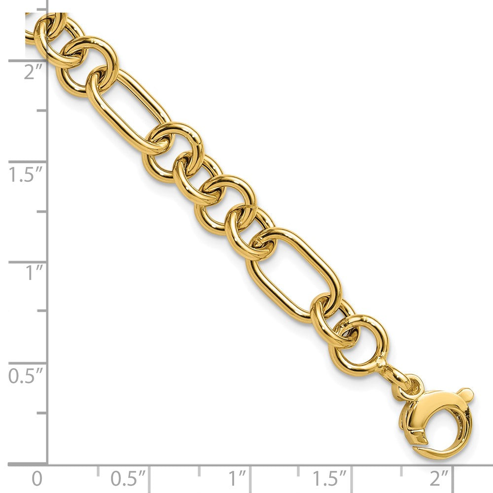 Polished Fancy Link Bracelet - WBC