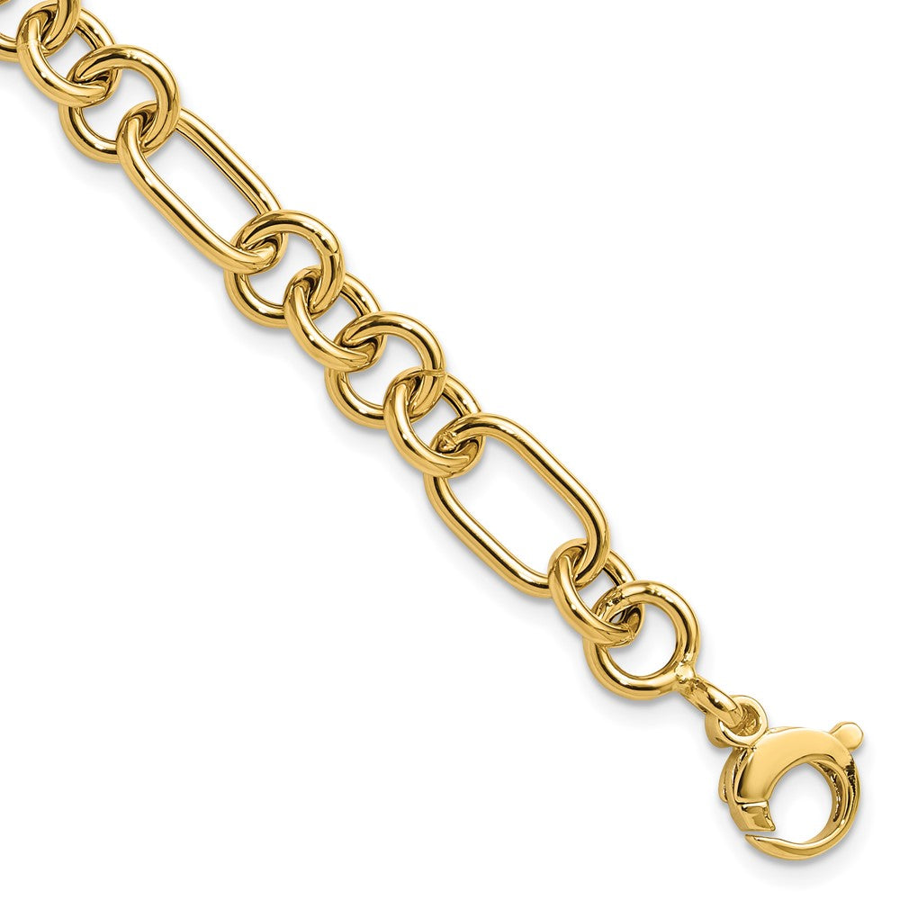 Polished Fancy Link Bracelet - WBC