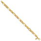 Polished and Textured Fancy Link Bracelet - WBC