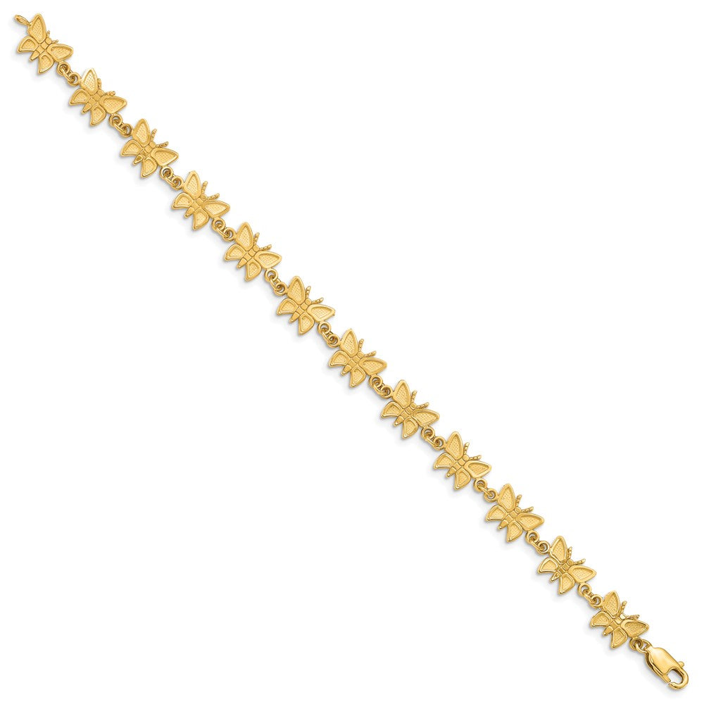 Satin and Polished Butterfly Bracelet - WBC