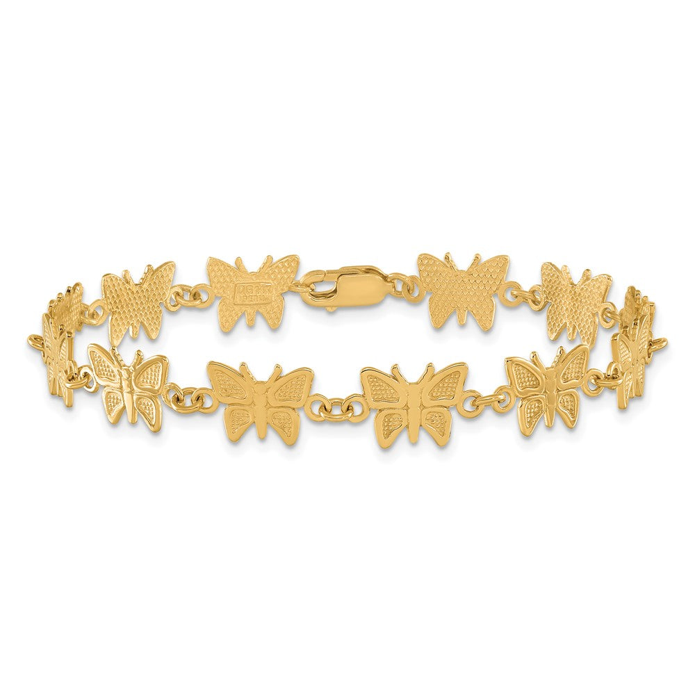 Satin and Polished Butterfly Bracelet - WBC