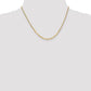 Flat Beveled Curb with Lobster Clasp Chain - WBC